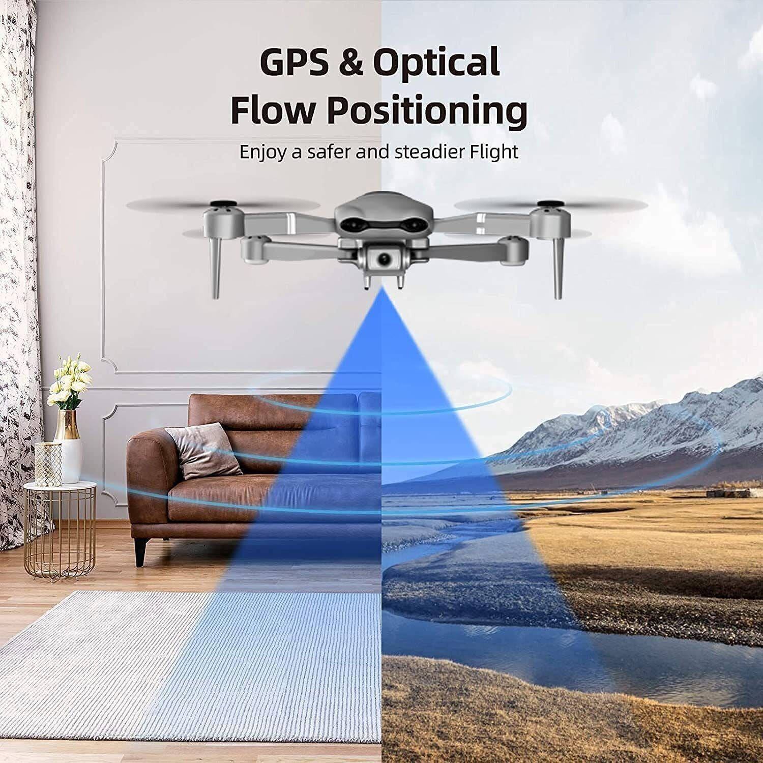 2025 RC Drone 4K Camera GPS - Beginner Quadcopter with 2 Batteries & Bag - Fashions Envy
