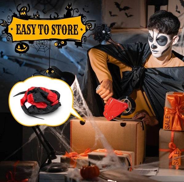 Giant Halloween Spider Inflatable - 11.8 FT LED Crawling Spider - Fashions Envy