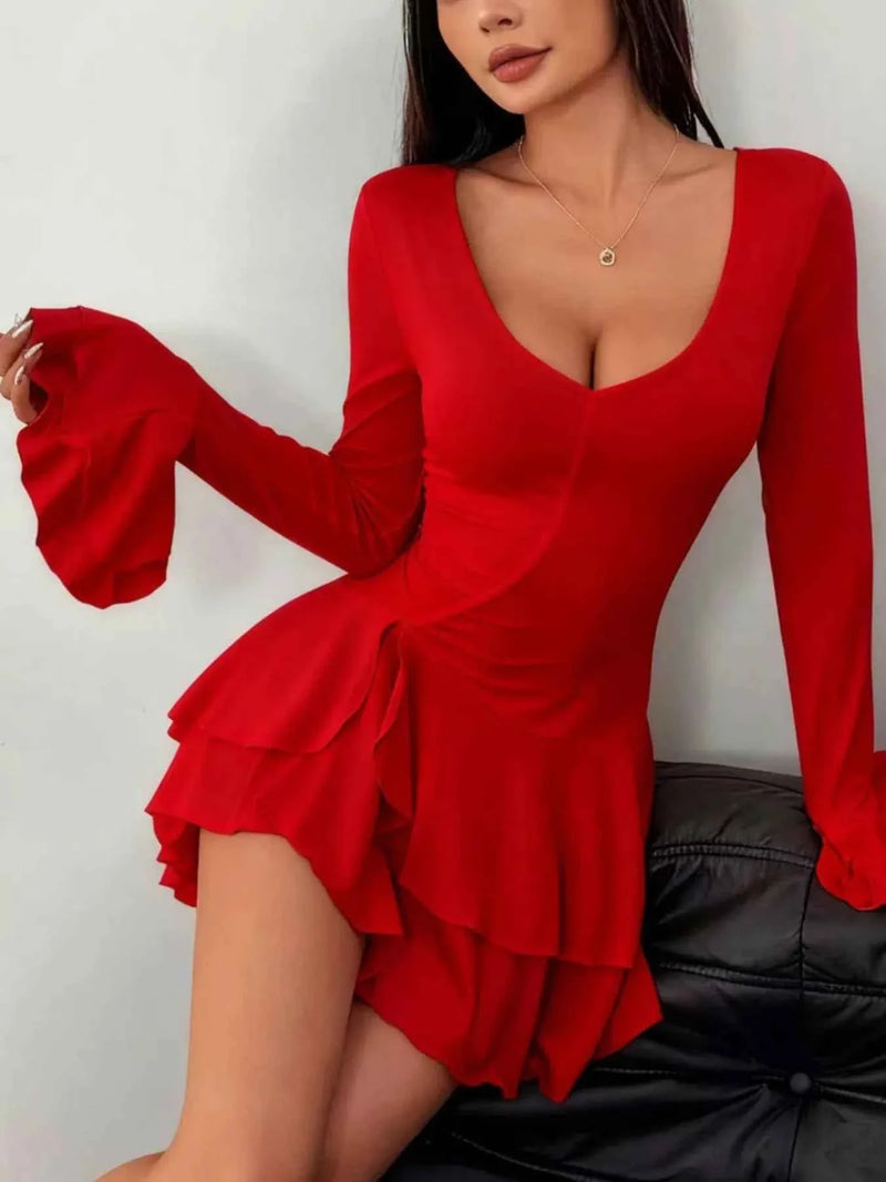 Double Take Full Size Contrast Drop Shoulder Top and Shorts Set