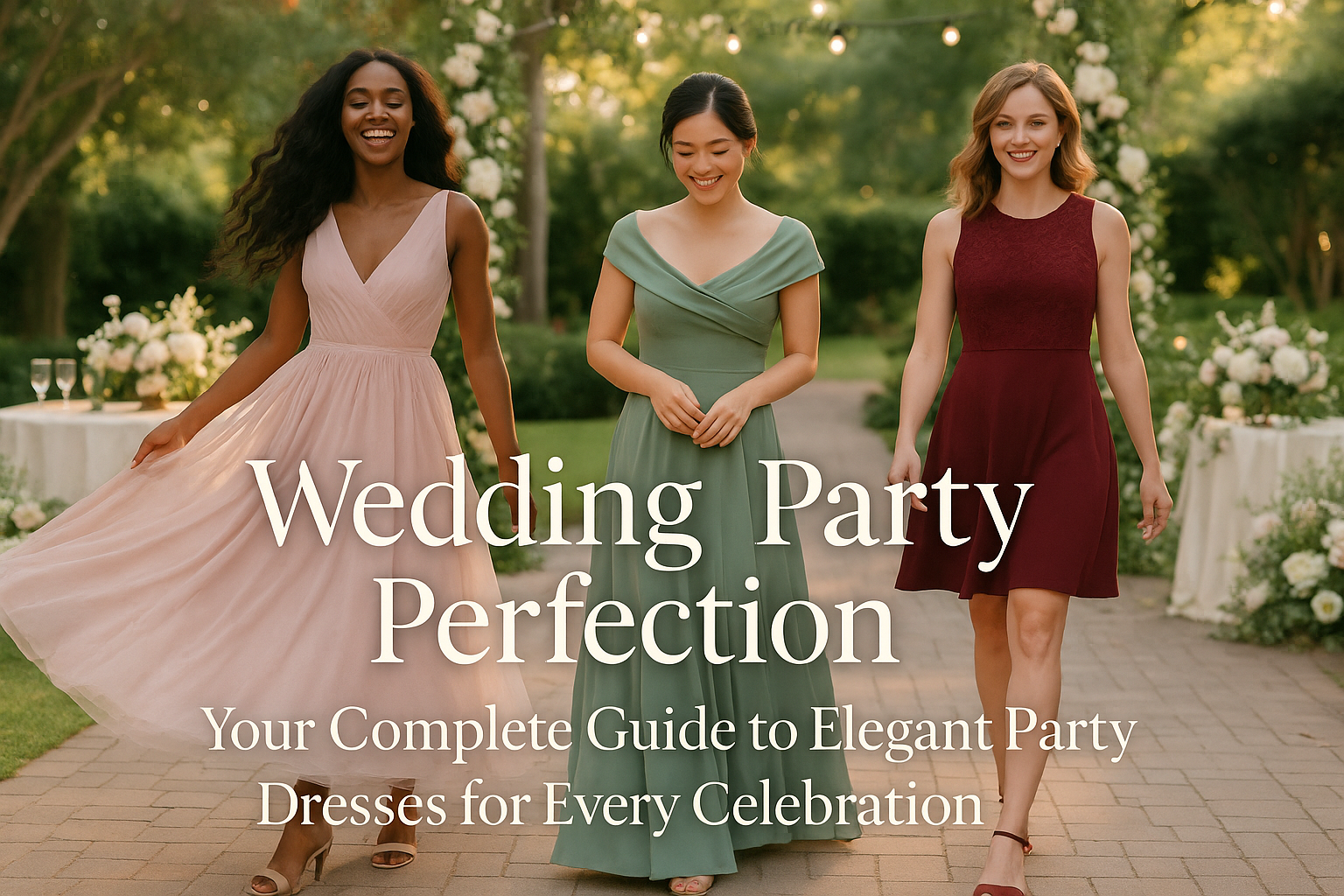 Wedding Party Perfection: Your Complete Guide to Elegant Party Dresses for Every Celebration - Fashions Envy