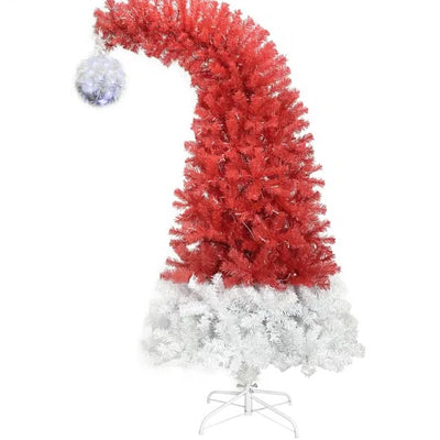 Santa Hat Christmas Tree - 6 FT Pre-Lit Artificial Fir