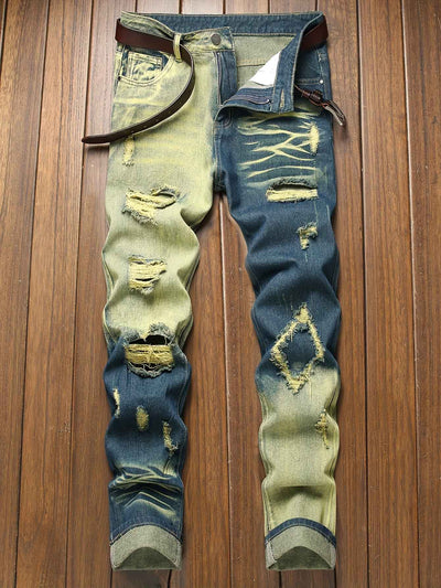 Shanxi Stretchy Slim Straight Pants