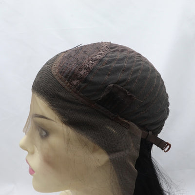 13*3" Lace Front Wigs Synthetic Mid-length Straight 12" 130% Density - Fashions Envy