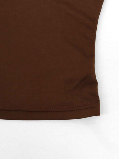 Cowl Neck Ruched Cami