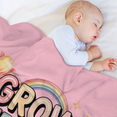 Inspirational Blanket - Grow Through What You Go - Fashions Envy