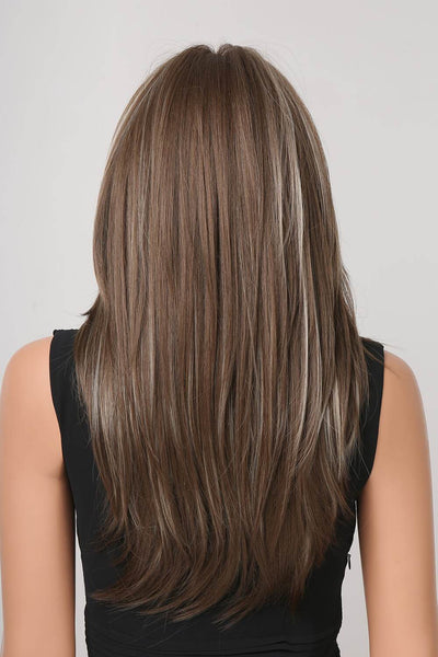 13*1" Full-Machine Wigs Synthetic Long Straight 22" - Fashions Envy