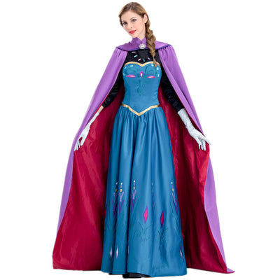 Halloween costume Anna princess dress performance costume