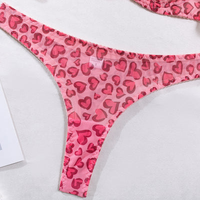 Lingerie Set - Bra and Thong Two-Piece Intimate Wear