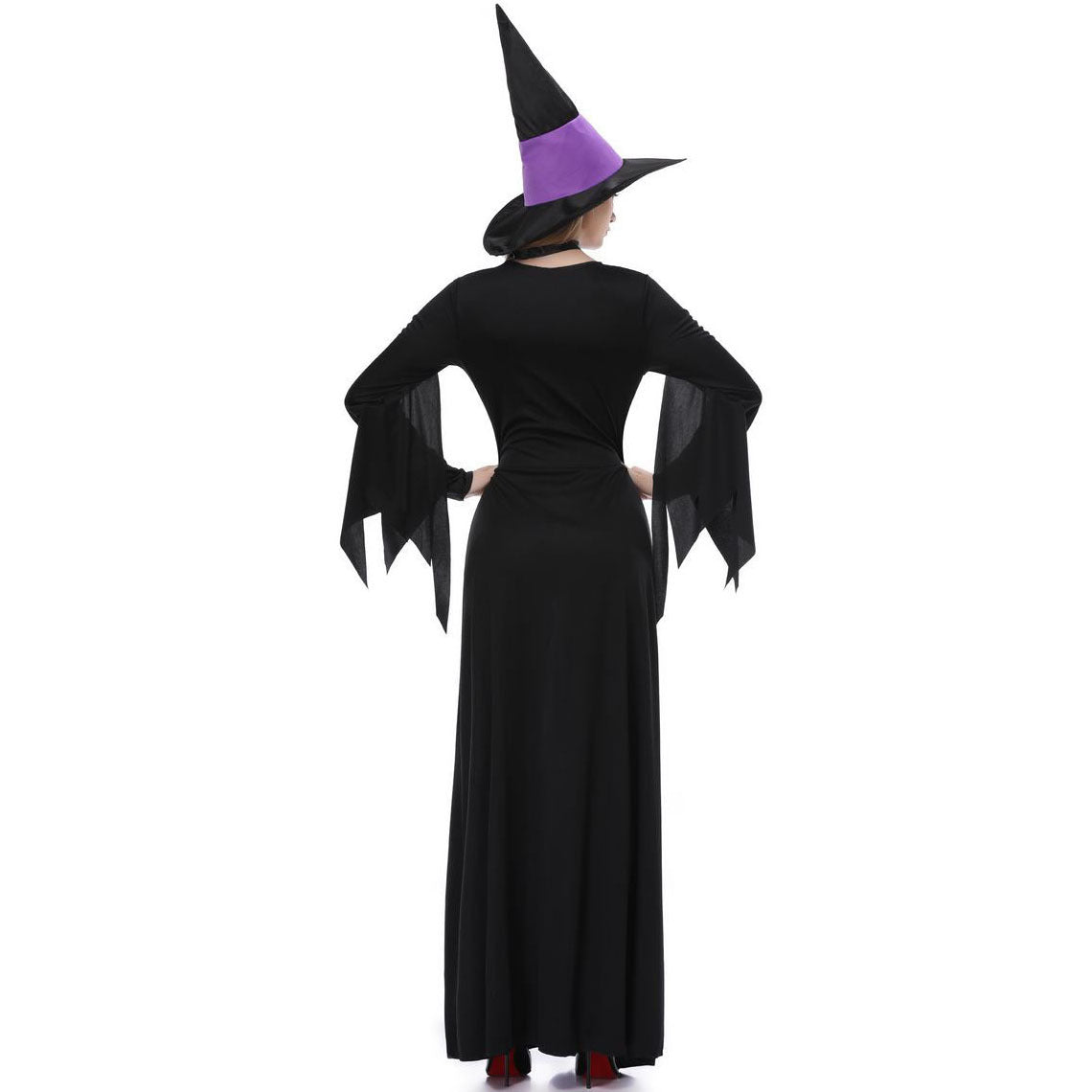 Halloween costume witch costume witch role-playing