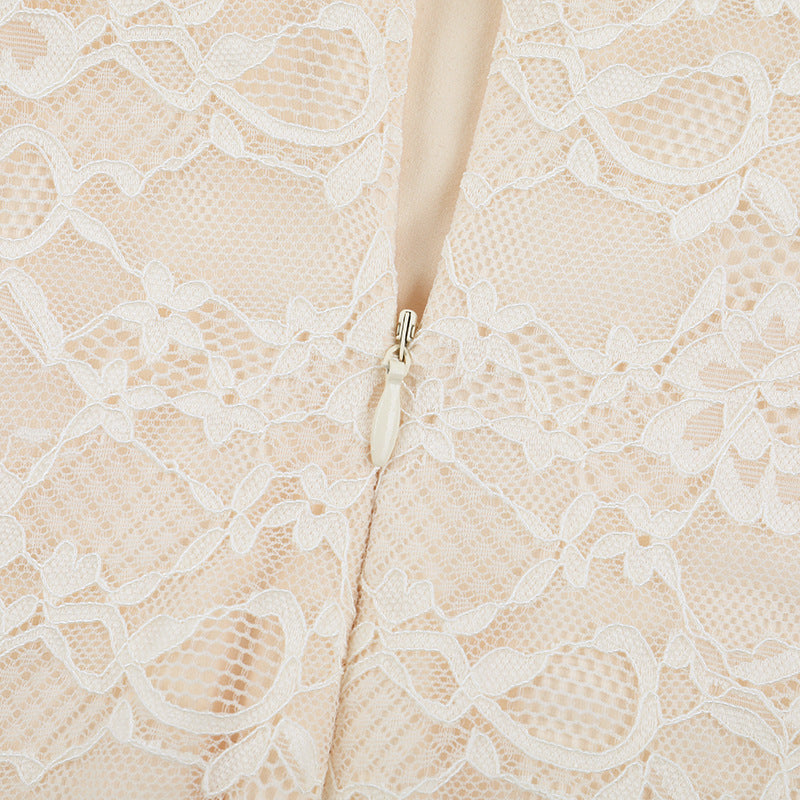 Lace camisole waist cinching sexy hip hugging skirt - Fashions Envy