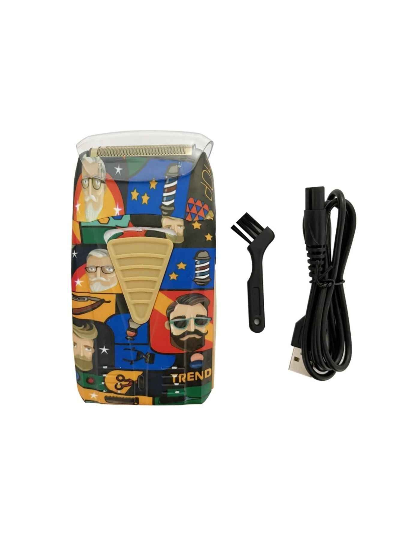Barber Graffiti Foil Shaver - Portable Electric Grooming