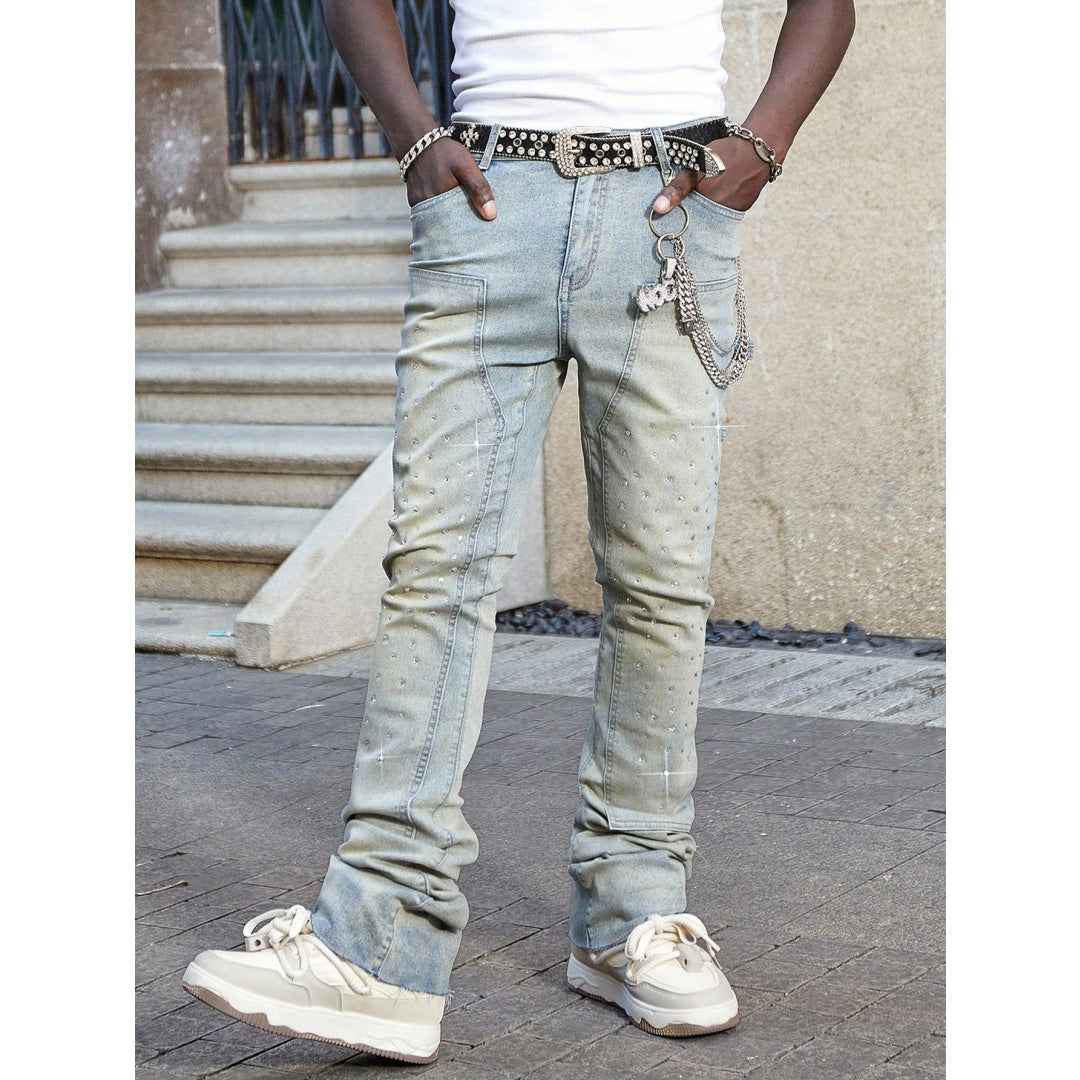 Stretchy Slim Straight Pants