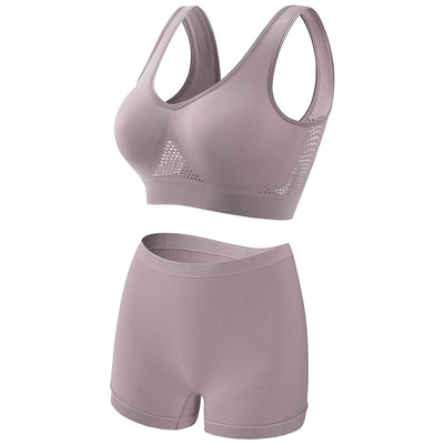 Plus Size Lingerie for Women - Seamless Sports Bra Set