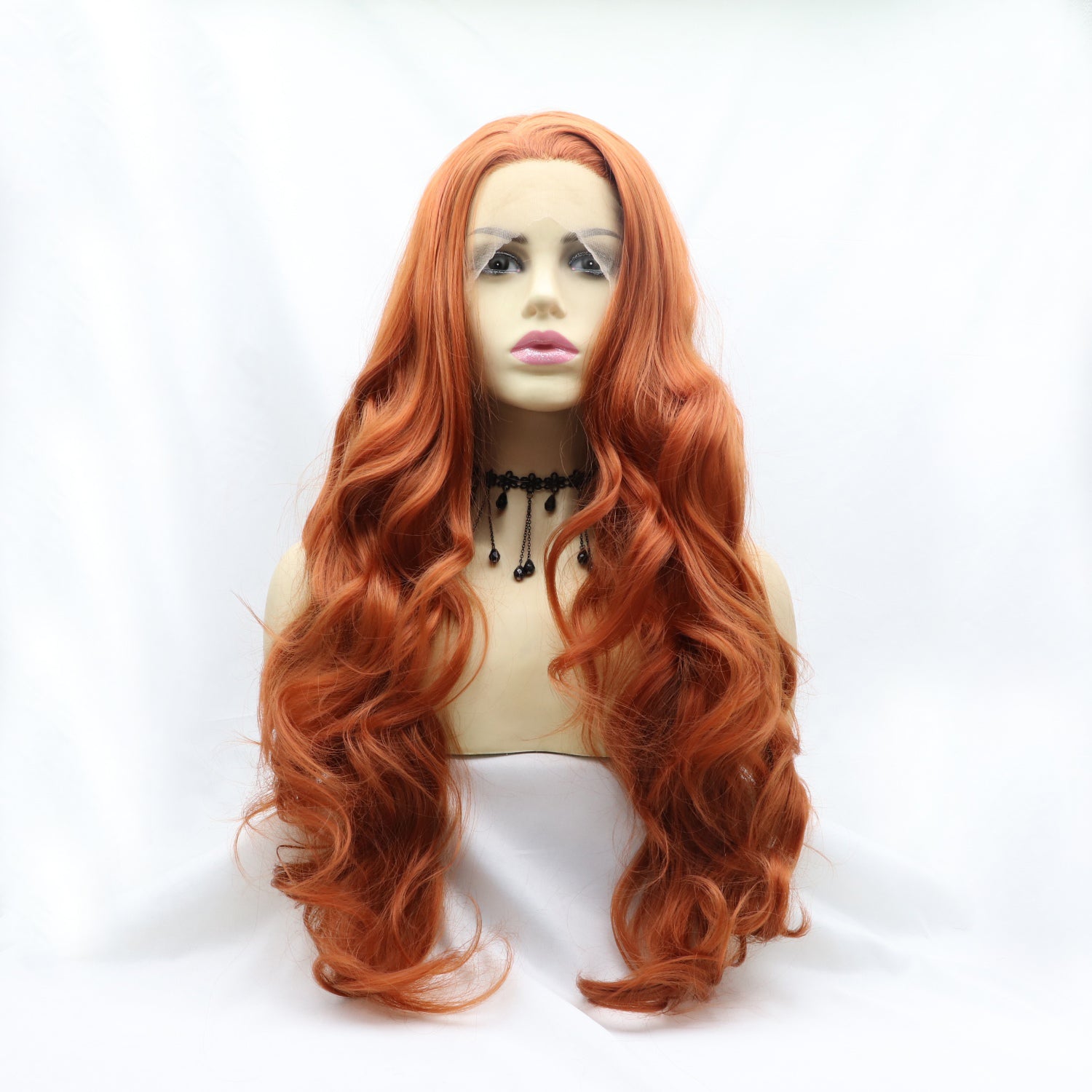 13*3" Lace Front Wigs Synthetic Long Wavy 24" 130% Density - Fashions Envy