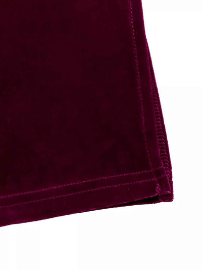 Velvet Midi Party Dress - Chic Side-Tie Style - Fashions Envy