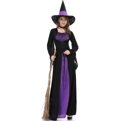 Halloween costume witch costume witch role-playing
