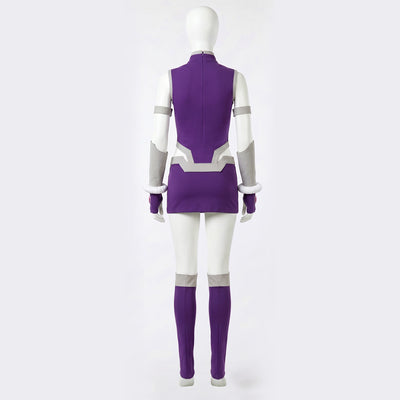 Style Teen Titans Movie Cosplay Raven Costume Halloween Dress Factory