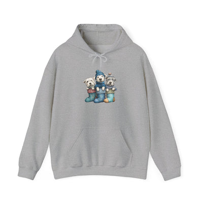 Stocking Pups Hoodie - Festive Christmas Dog Sweatshirt