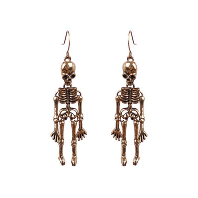 Skeleton Alloy Earrings - Fashions Envy