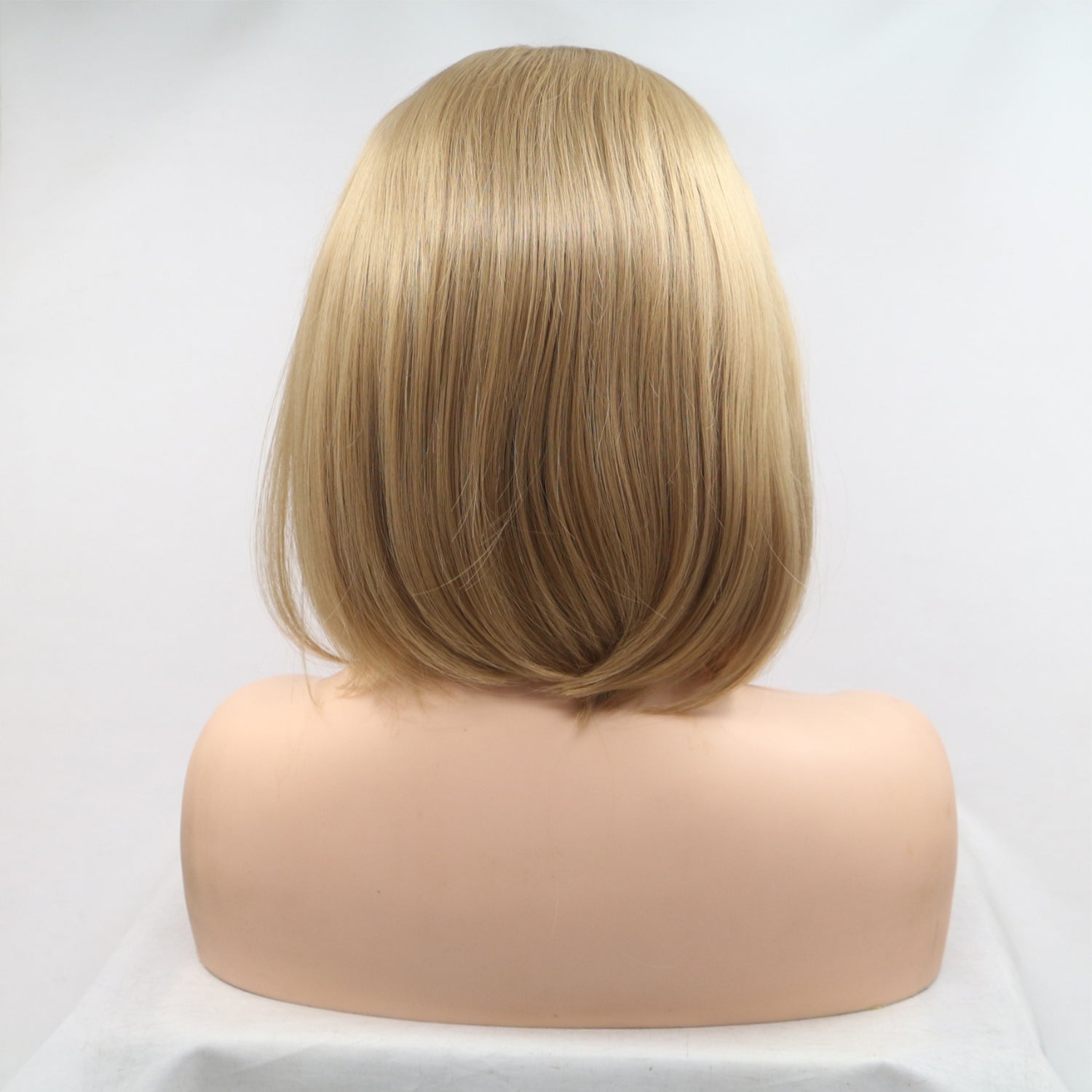 13*3" Lace Front Wigs Synthetic Mid-length Straight 12" 130% Density - Fashions Envy