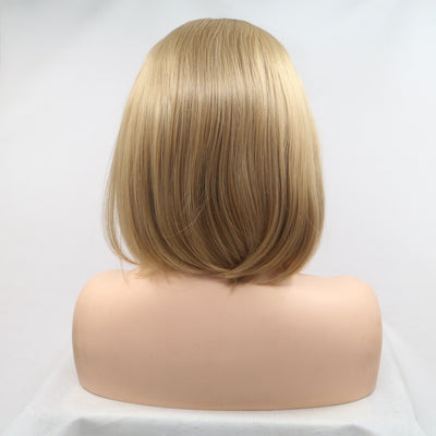 13*3" Lace Front Wigs Synthetic Mid-length Straight 12" 130% Density - Fashions Envy