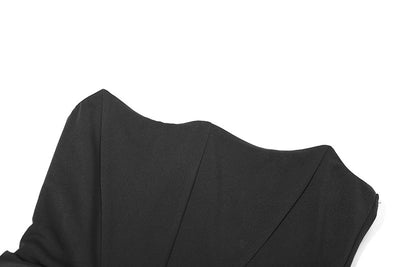 Strapless Ruched Maxi Dress - Sweetheart Evening Gown