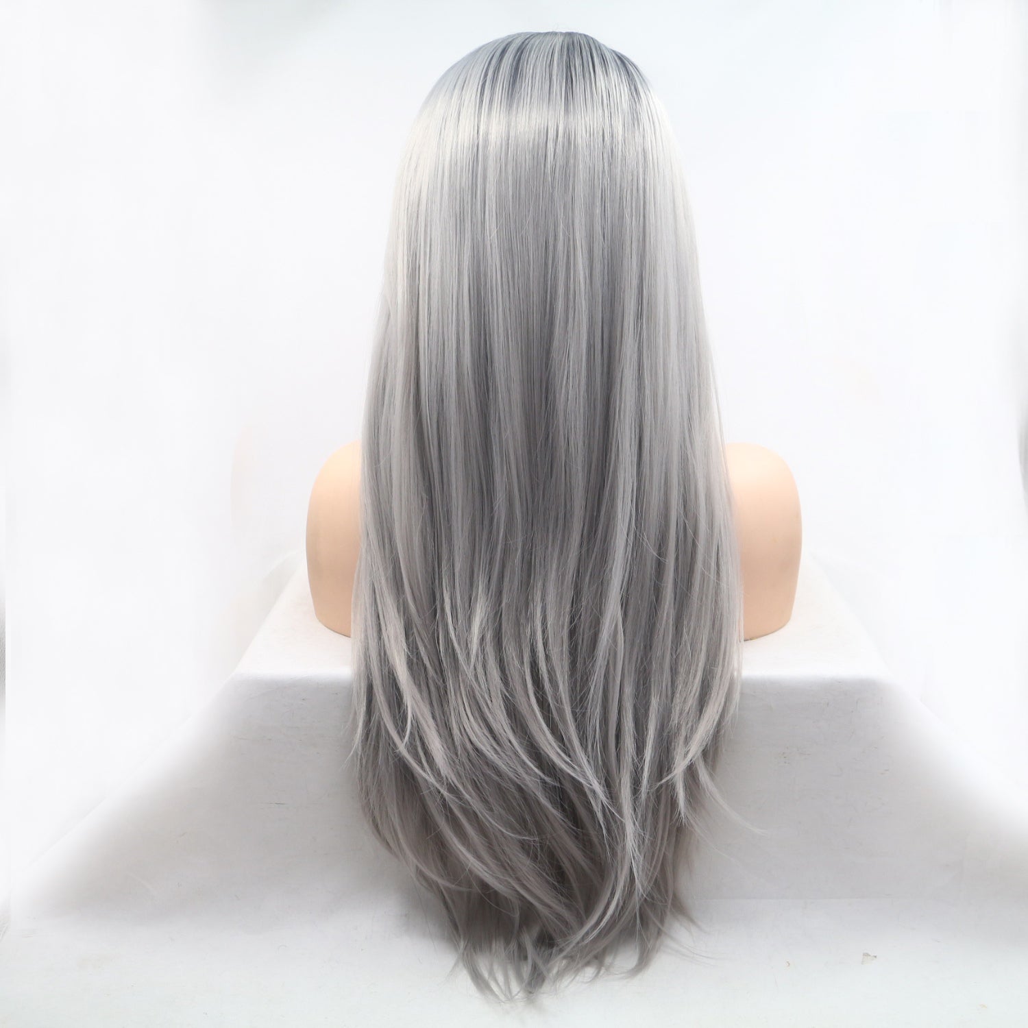 13*3" Lace Front Wigs Synthetic Long Straight 24" 130% Density - Fashions Envy