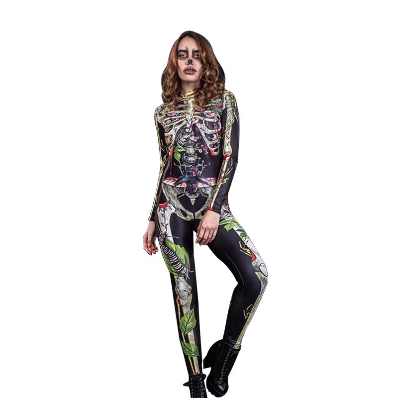 Skeleton Bodysuit - Full Body Halloween Costume