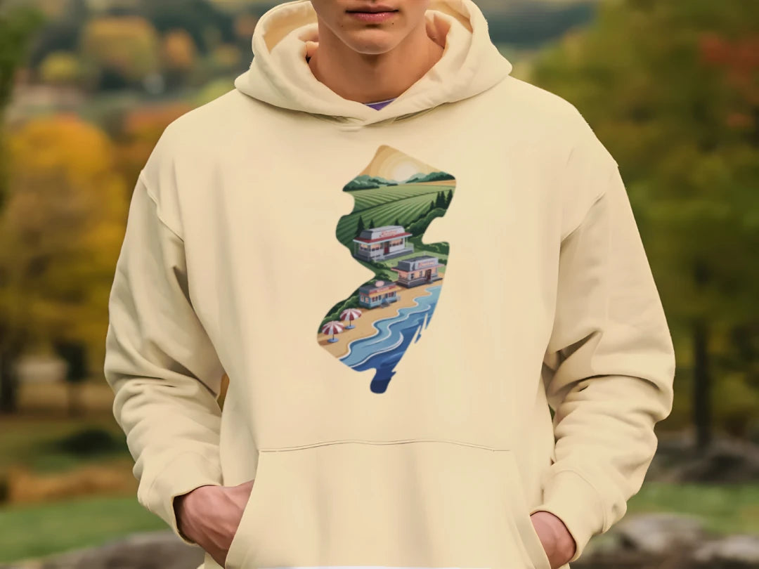 Comfort Colors Unisex New Jersey Hoodie