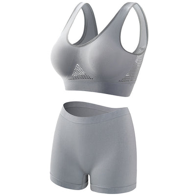 Plus Size Lingerie for Women - Seamless Sports Bra Set