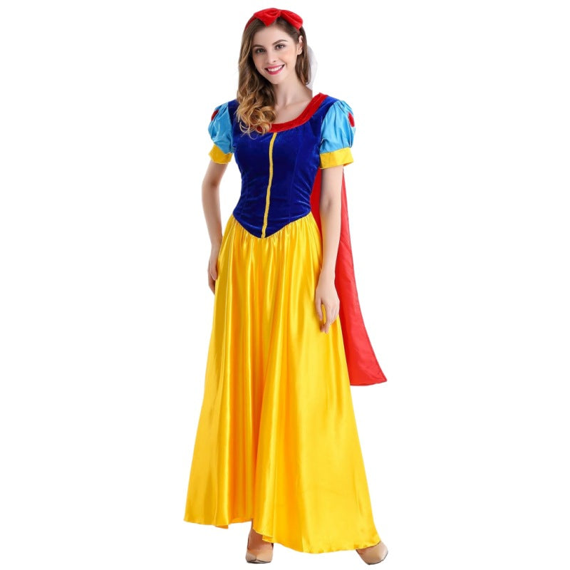Snow White Costume Dress - Blue Bodice and Yellow Skirt