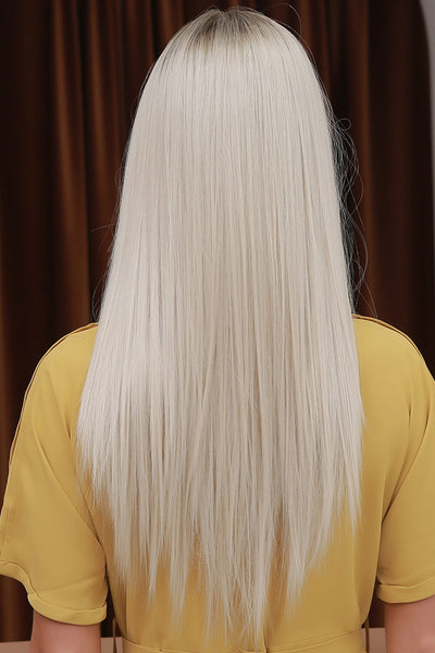13*2" Lace Front Wigs Synthetic Long Straight 26" Heat Safe 150% Density - Fashions Envy