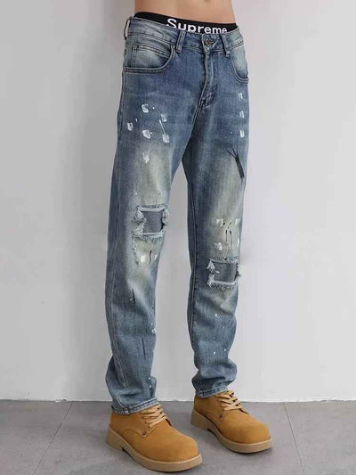 Stretchy Slim Straight Pants