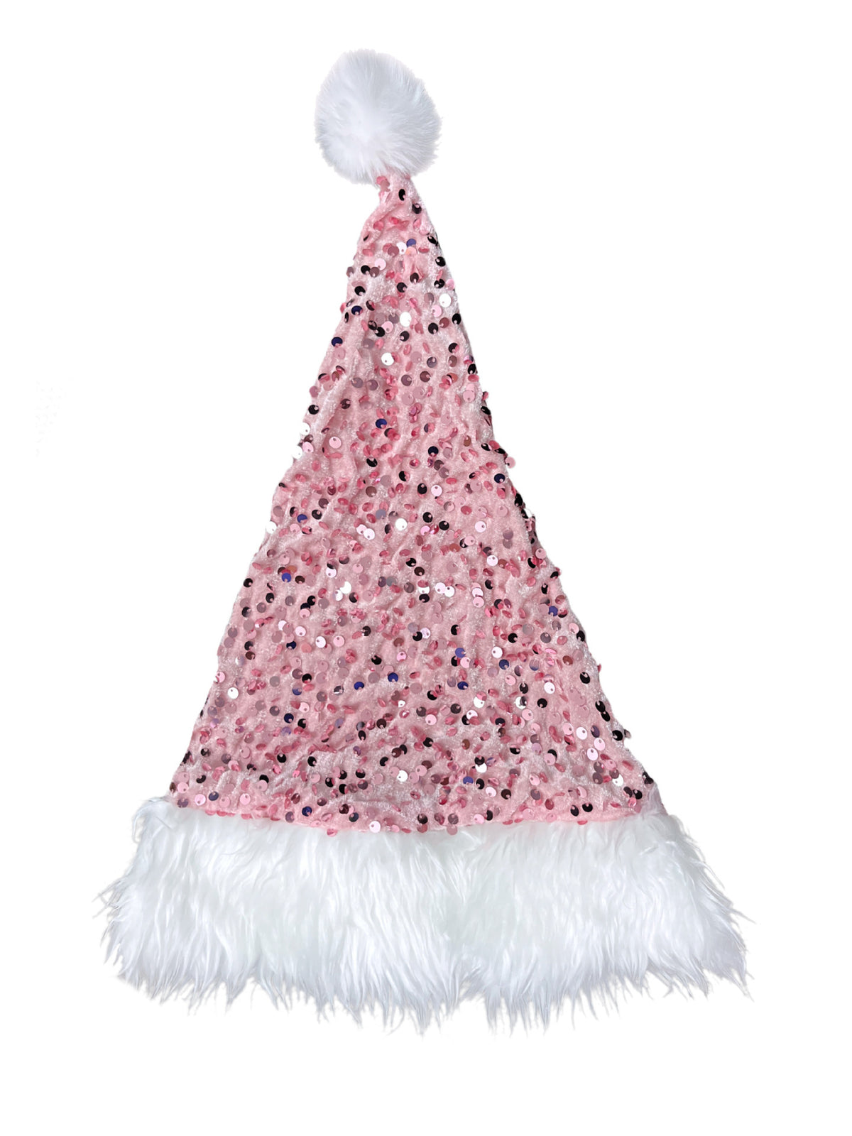 Sequin Santa Mini Dress - Strapless Faux Fur Trim Holiday Set