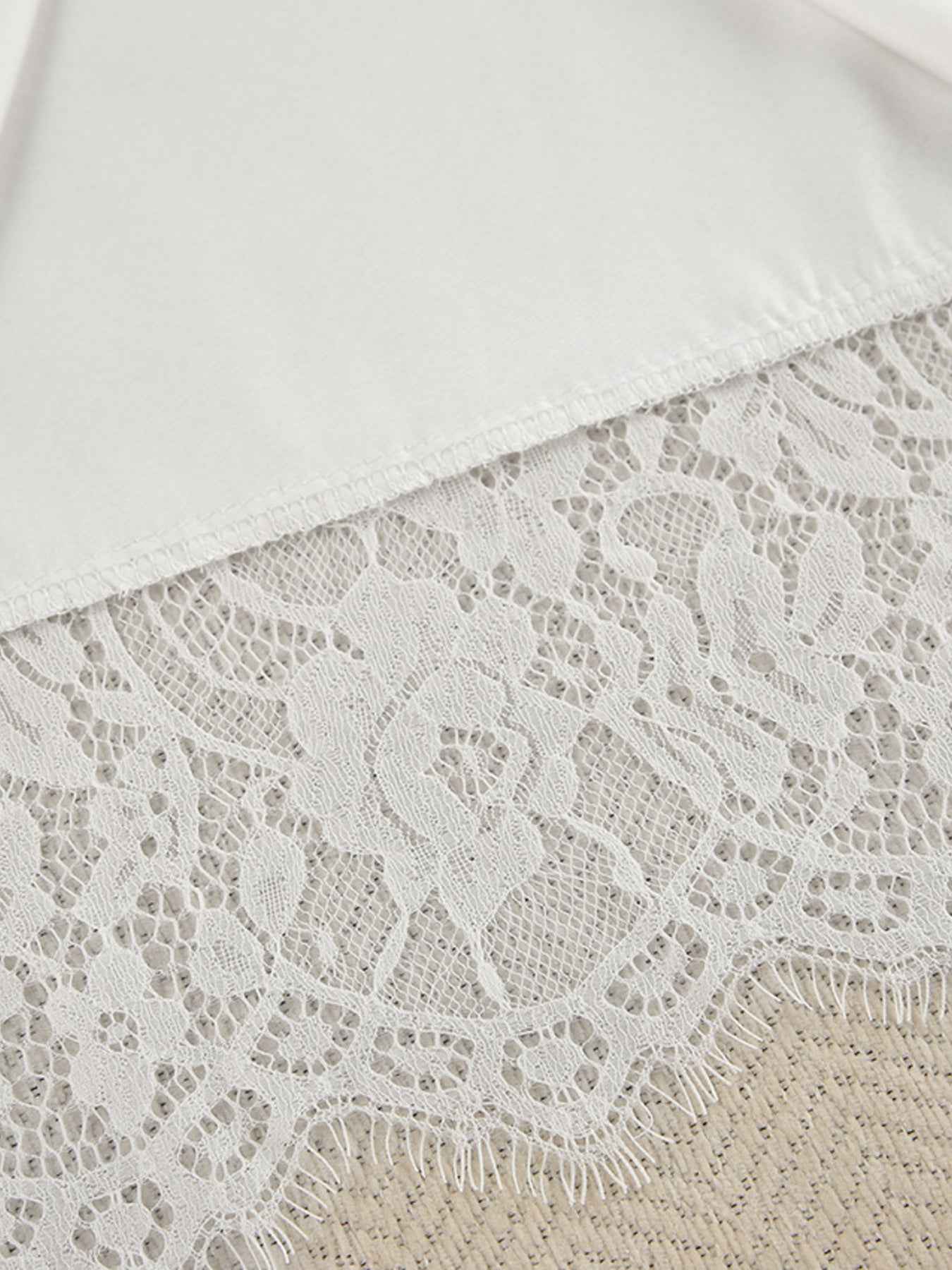 Shorts Lounge Set - Cami and Lace Trim Cardigan