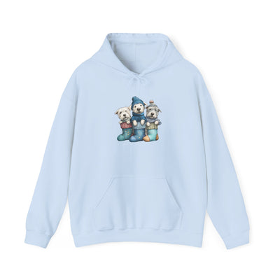Stocking Pups Hoodie - Festive Christmas Dog Sweatshirt