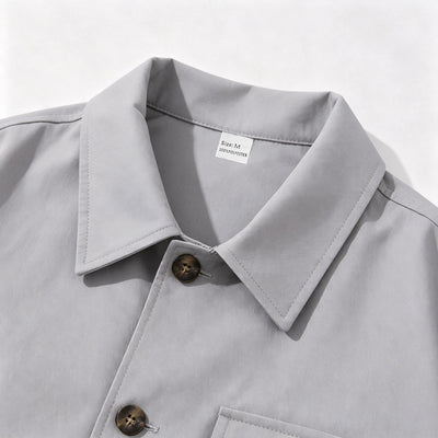 Cross-border Foreign Trade Wholesale Autumn New Men's Jacket Large Size Lapel Multi-pocket Trend All-match Work Coat Men
