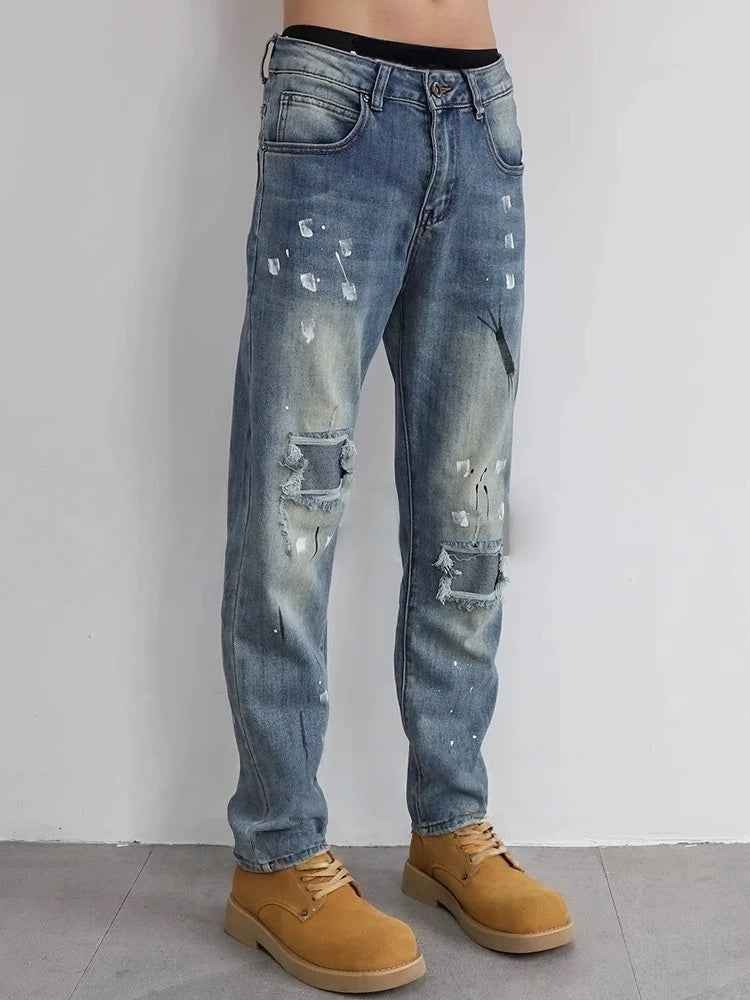 Stretchy Slim Straight Pants