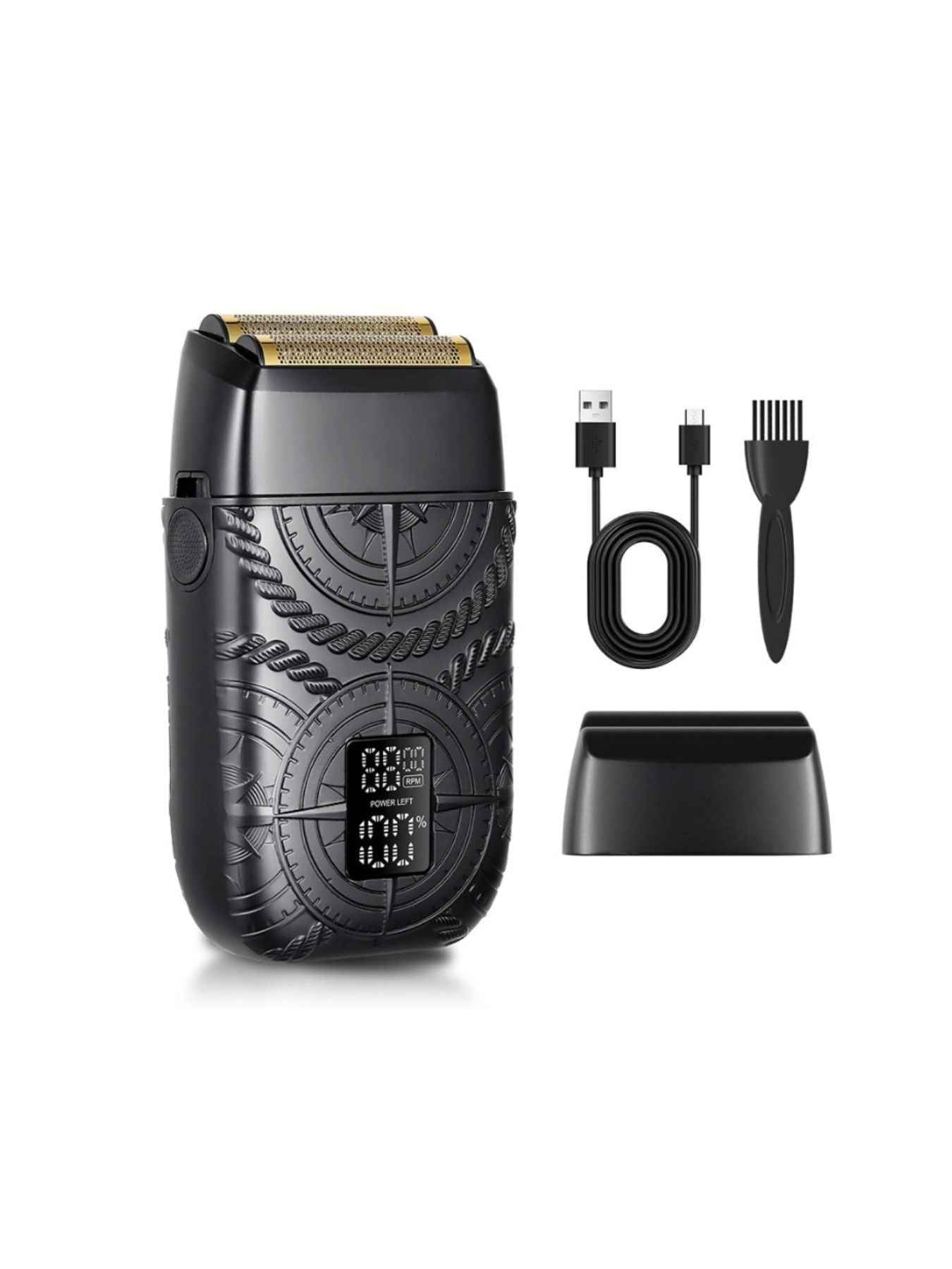 Electric Foil Shaver LED Display - Waterproof Rechargeable