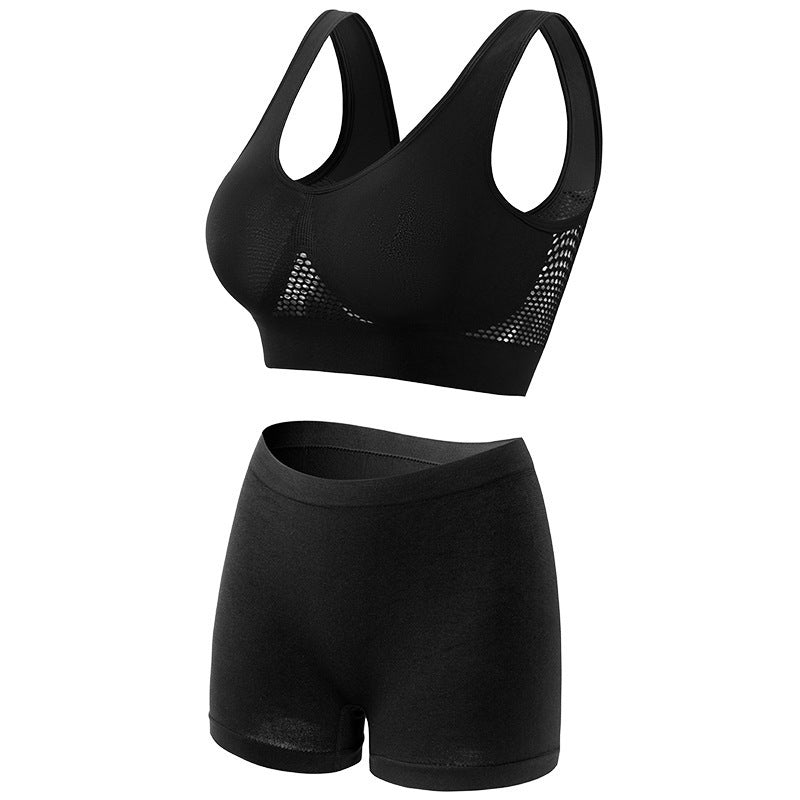 Plus Size Lingerie for Women - Seamless Sports Bra Set