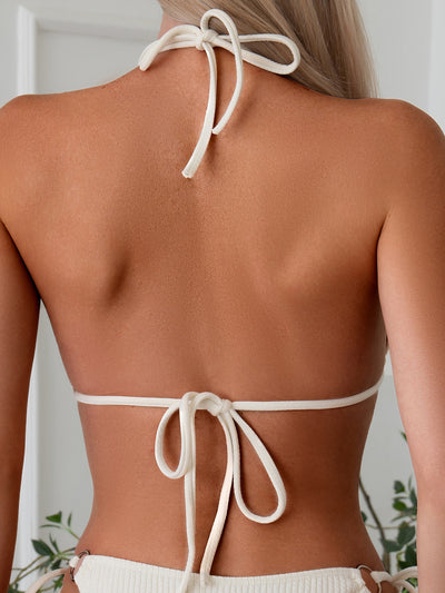 Summer Side Tie Brazilian Bandage Style Bikini Swimsuit Set
