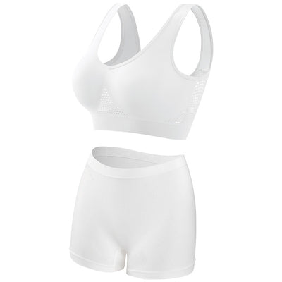 Plus Size Lingerie for Women - Seamless Sports Bra Set