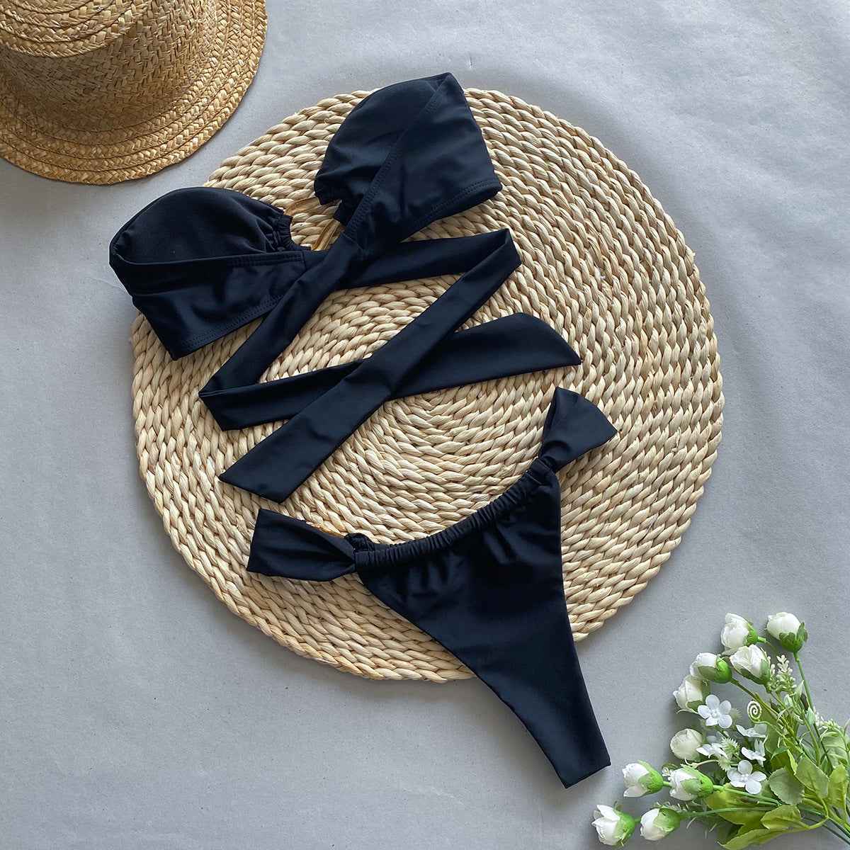 Sexy Bikini Strapless Two-Piece Women's Swimsuit