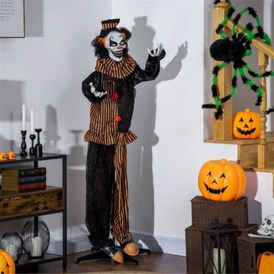 Motion Activated Talking Scary Clown - Halloween Decoration - Fashions Envy