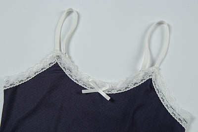 Lace Cami Set - Shorts Two-Piece Outfit