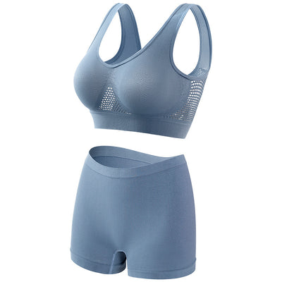 Plus Size Lingerie for Women - Seamless Sports Bra Set