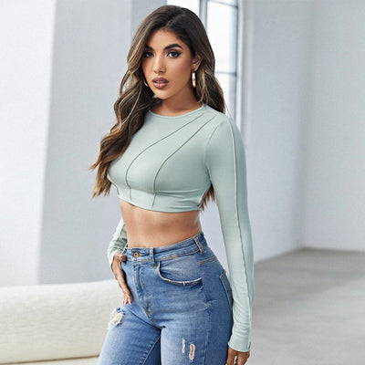 Sage Wrap Knit - Tie Detail Top