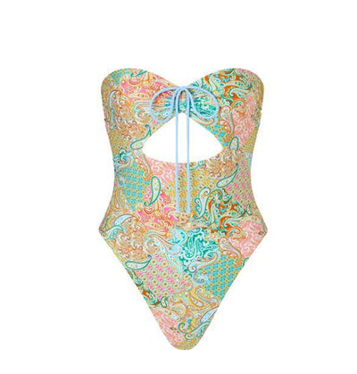 Printed Halter Swimwear Collection - Mix Match 4 Styles