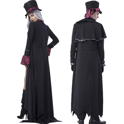 Vampire Costume Halloween Knight Performance Costume Role Play Dark Knight Anime Cosplay Costume for Men and Women