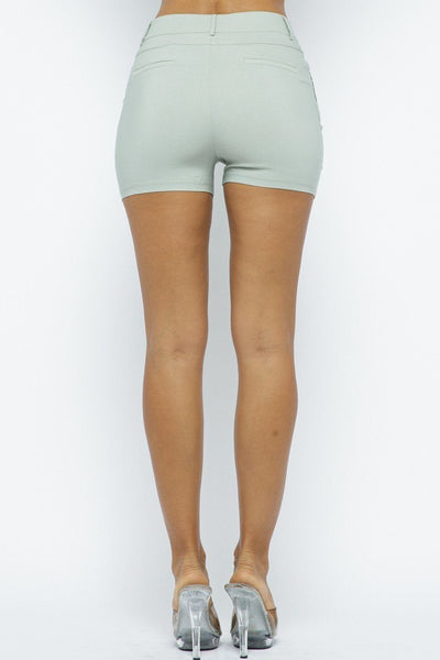 Effortless Chic Basic Casual Stretch Shorts